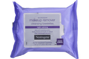 Neutrogena Makeup Remover Cleansing Towelettes Night Calming - 25 CT