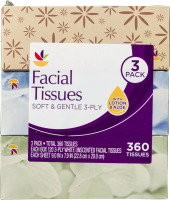Ahold Facial Tissues Soft & Gentle 3-Ply - 3 PK