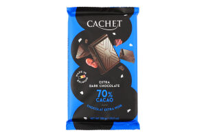 CACHET ШОКОЛАД ЧОРНИЙ 70% 300Г