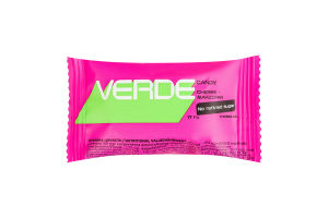 Цукерка з мармеладом зі смаком вишні та марципаном покрита чорним шоколадом з підсолоджувачами Verde м/у 17г