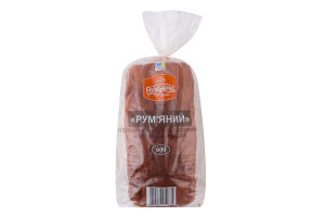 Хлеб из смеси ржаной и пшеничной муки формовой Румяный Рум'янець м/у 600г