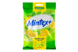Карамель льодяникова зі смаком лимона та ментолу Mintex+ м/у 140г