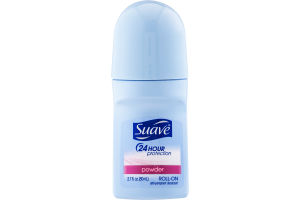 Suave Roll-On Powder Anti-Perspirant Deodorant 2.7 oz