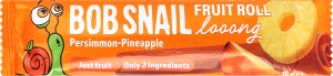 Цукерка фруктова натуральна Хурма-ананас дооовга Fruit roll Bob Snail м/у 15г