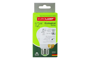 Лампа світлодіодна 12W E27 4000K Ecological Eurolamp 1шт