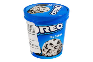 Мороженое со вкусом ванили и кусочками какао-печенья Oreo ст 287г