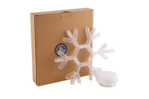 Прикраса декоративна Сніжинка LED