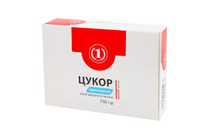 Цукор білий буряковий пресований швидкорозчинний ТМ "1" к/у 750г