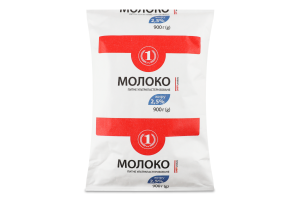 Молоко 2.5% ультрапастеризованное ТМ "1" т/п 900г