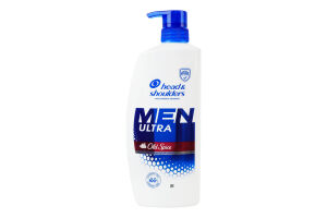Шампунь против перхоти с ароматом Old Spice обогащен эссенцией сандала Ultra Men Head&Shoulders 800мл