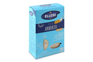Рис круглозернистый шлифованный Arborio Ellebi к/у 500г