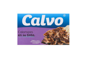 Кальмары кусочками в собственных чернилах Calvo к/у 115г