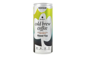 Напиток кофейный холодного настаивания с цветом бузины Flower fizz Fresh Black ж/б 250мл