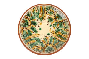 Тарілочка Квіти Косівська Майстерня кераміки Горно 1шт