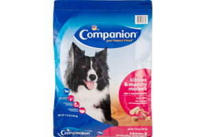 Companion Dog Food Kibbles & Munchy Morsels Beef & Chicken