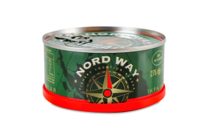 Икра лососевая зернистая соленая Nord Way ж/б 275г
