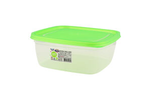 Контейнер универсальный 1.5л 182x182x73мм Квадратный №3 Econom Box Ал-Пластик 1шт