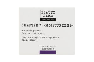 Крем для обличчя розгладжуючий з пептидами та сливою Skin fiction Beautyderm 50мл