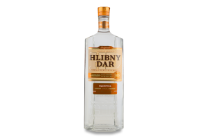 Горілка 1л 40% Пшенична Hlibny Dar пл