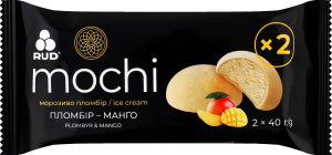 Морозиво Пломбір-манго Mochi Rud м/у 2х40г