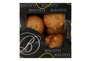 Печенье сдобное песочно-отсадное Американское с арахисом Biscotti к/у 0.225кг