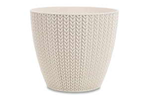 Вазон д/квітів Сумела 1,4л сіро-білий/бежевий Серінова