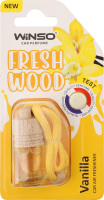 Ароматизатор д/авто Fresh Wood Vanilla 4мл блістер Winso