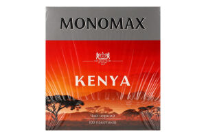 Чай чорний кенійський байховий дрібний Kenya Monomax к/у 100х2г
