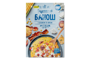 Смесь для приготовления баноша натуральная с беконом и сыром Гуцульский банош Pripravka д/п 160г