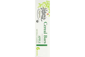 Nature's Promise Organic Cereal Bars Apple - 6 CT