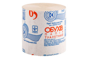 Бумага туалетная 65м Обухів 1шт