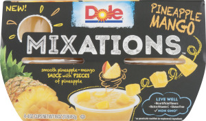 Dole Mixations Fruit Cups Pineapple Mango - 4 CT