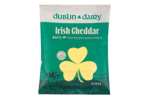 Сир 48% нарізний Irish Cheddar White Dublin Dairy м/у 150г