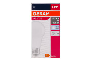 Лампа світлодіодна 8,5W 230V E27 4000К CLA60 Осрам