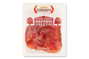 Колбаса нарезка Брезаола Ferrarini лоток 90г