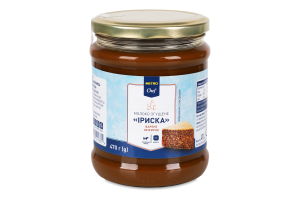 Молоко сгущенное вареное нежирное Ириска Metro Chef с/б 470г