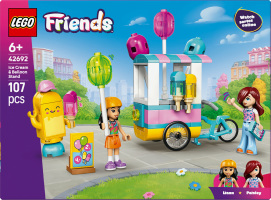 Конструктор для дітей від 6років №42692 Ice cream&Ballon stand Friends Lego 107ел