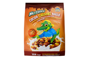 Сухий сніданок Mr. Croco 350 г кульки какао карамель