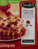 Stouffer's Cheesy Garlic Lasagna with Meat Sauce