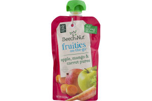 Beech-Nut Fruities On-The-Go Apple, Mango & Carrot Puree Stage 2