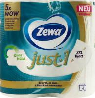 Бумага туалетная Just 1 Zewa 4шт