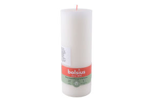 Свічка біла 19х6.8см №103668850302 Bolsius 1шт