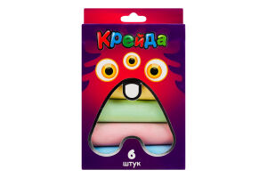 Крейда кольорова Strateg велика кругла 50102