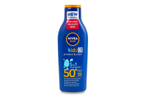Лосьон солнцезащитный SPF 50+ Защита и уход Kids Nivea Sun 200мл