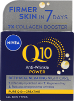 Крем для обличчя нічний відновлюючий проти зморщок Q10 Сила Nivea 50мл