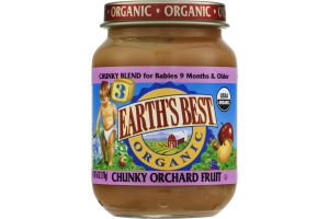 Earth's Best Organic Stage 3 Chunky Orchard Fruit
