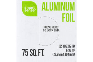 Smart Sense Aluminum Foil 75 Sq. Ft.