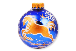 Прикраса ялинкова Куля Тенденція ручна робота 80мм