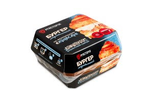 Бургер мікрохвилюючий на французькому круасані з біфштексом та блакитним сиром М'ясторія охол к/у 230г