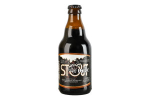 Пиво 0.33л 7.4% темное нефильтрованное неосветленное непастеризованное Milk stout Saga бут